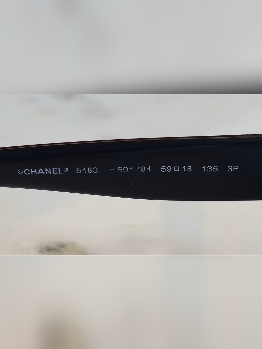 Chanel Classic Black Acetate Polarized Sunglasses - Picture 7 of 16